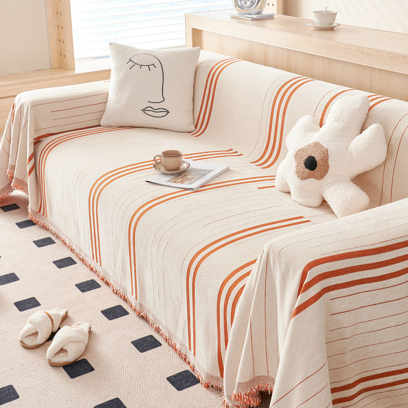 Outdoor Furniture One Piece - Nordic Line Chenille Sofa Cover Non