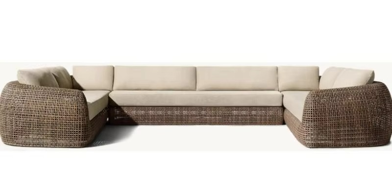 Outdoor Furniture In Sale - Hot Sale U-shape Modular Outdoor Furniture