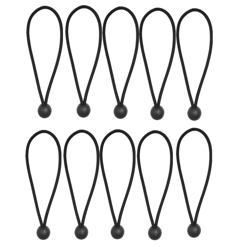 Outdoor Furniture Rope - 10pcs Outdoor Elastic Ball Rope Bungee