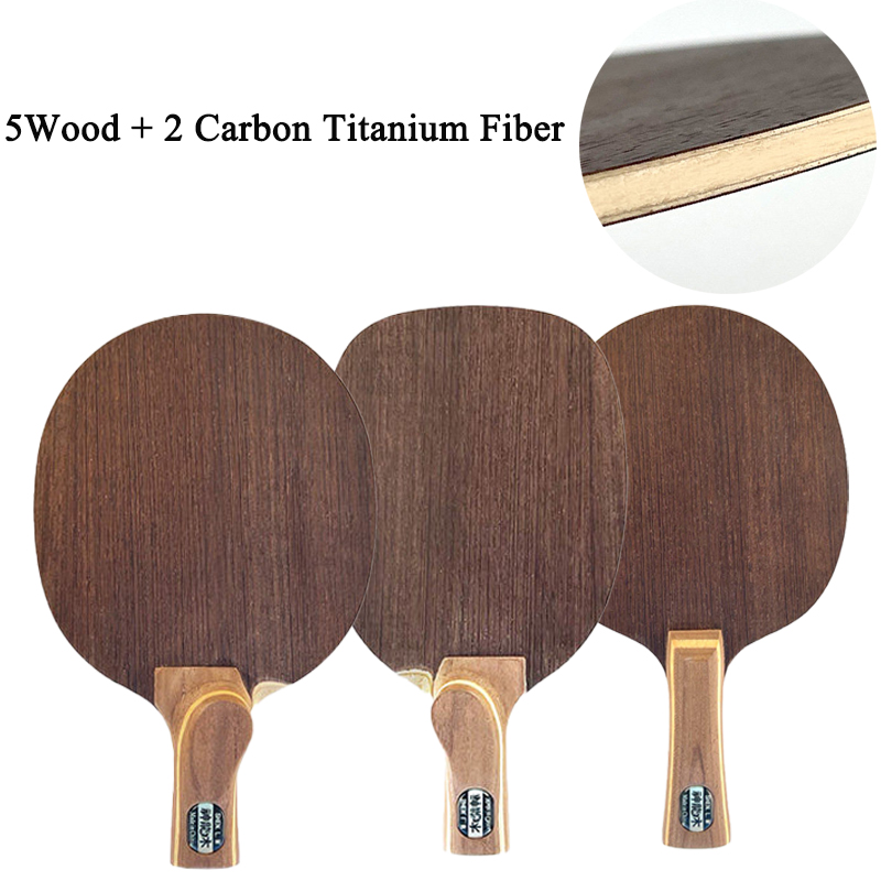 Outdoor Furniture Wooden - Chinese/Japanese Penhold Table Tennis Blade 5