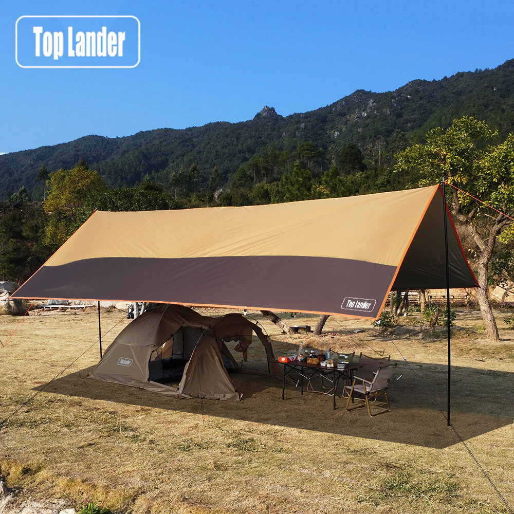 Sun Sail Shade - Top Lander Large Camping Waterproof Tarp