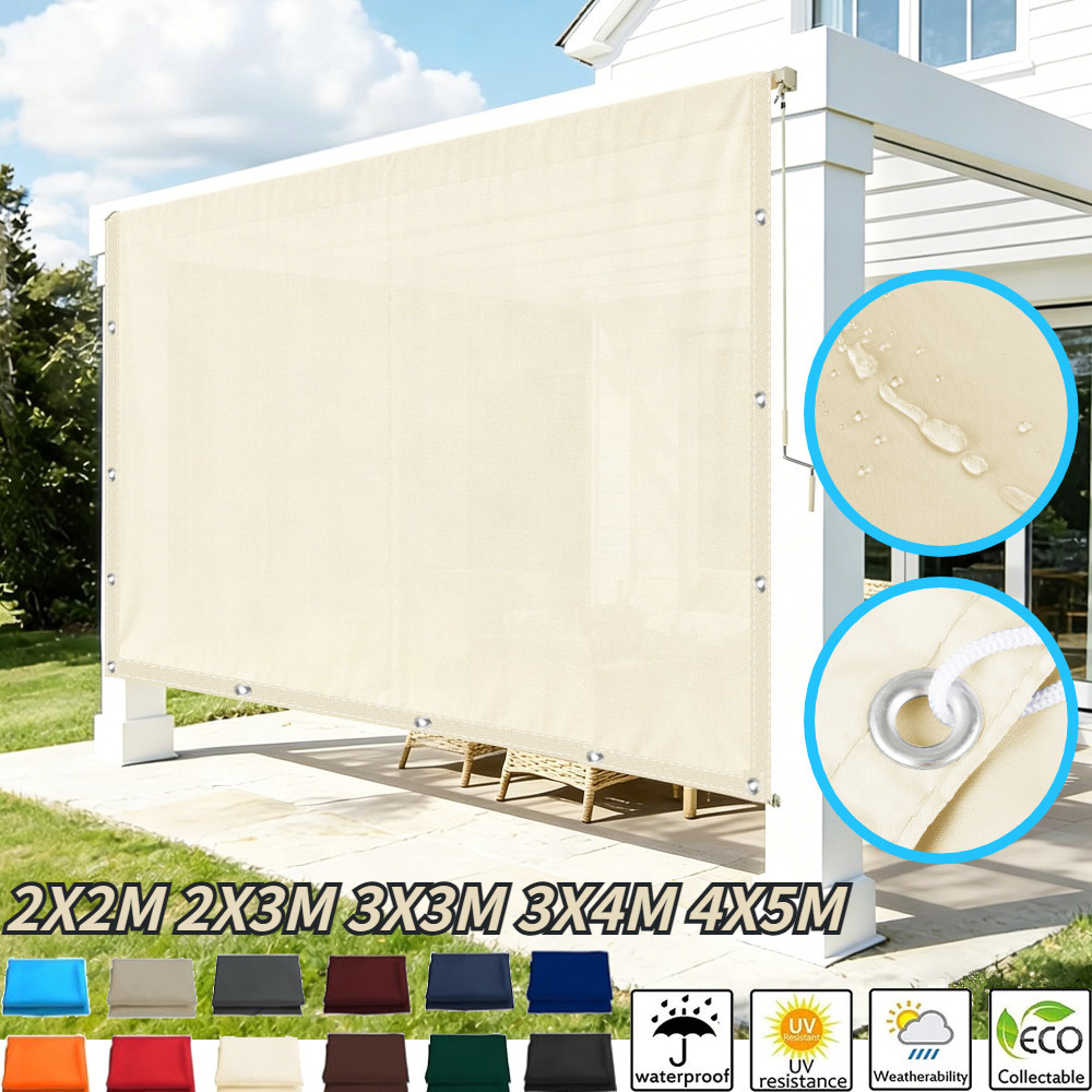Sun Sail Shade - 5x4m 4x3m 3x2m Garden Sun Shade