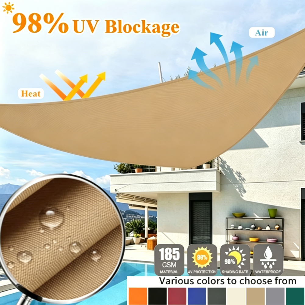 Sun Sail Shade - Triangle Waterproof Sun Shade Sail UV