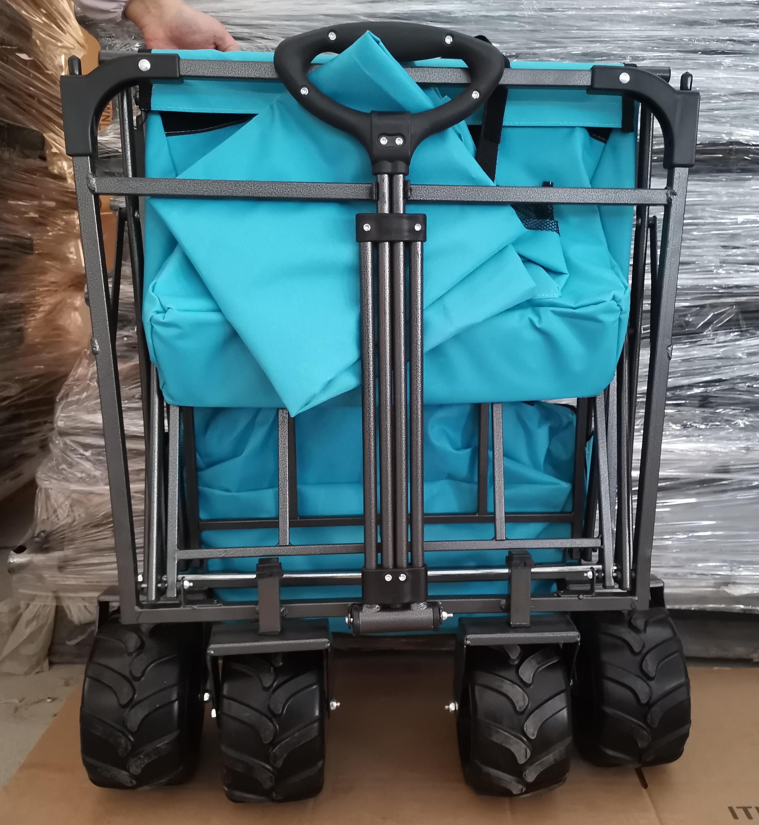 Outdoor Furniture In Sale - Portable Outdoor Camping Trolley Foldable Beach