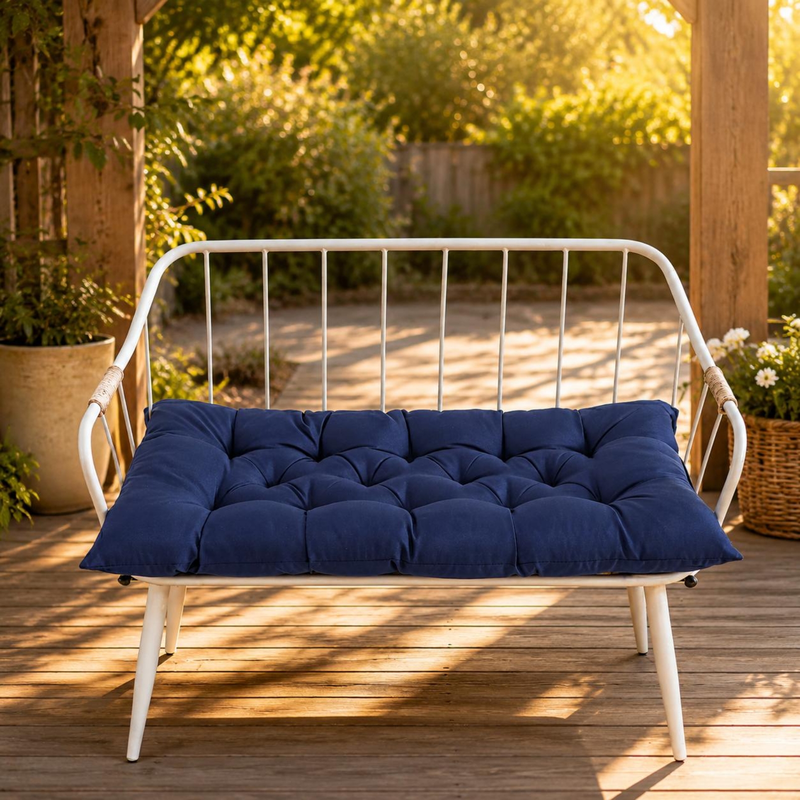 Outdoor Furniture Easy To Clean - Waterproof Bench Cushion Sunproof Garden Bench