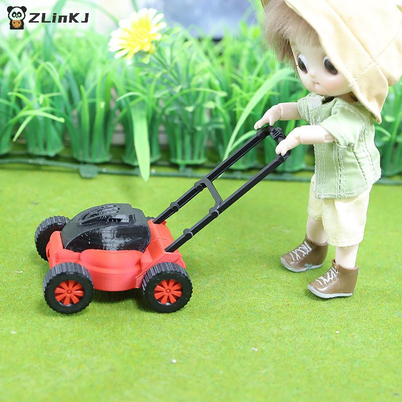 Outdoor Furniture Material - ▶1Pc 1:12 1:18 Dollhouse Lawn Mower