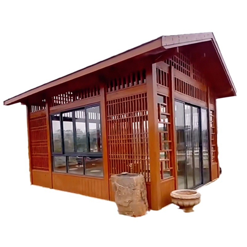 Outdoor Furniture Wooden - Outdoor antique garden villa tea room
