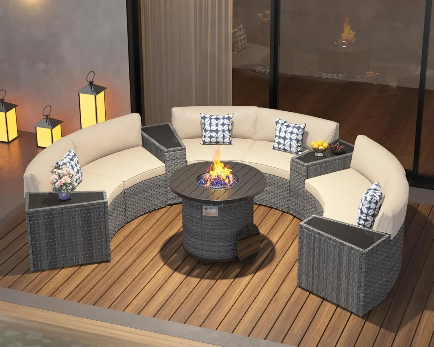 Outdoor Furniture Material - l Patio Furniture Set with 32