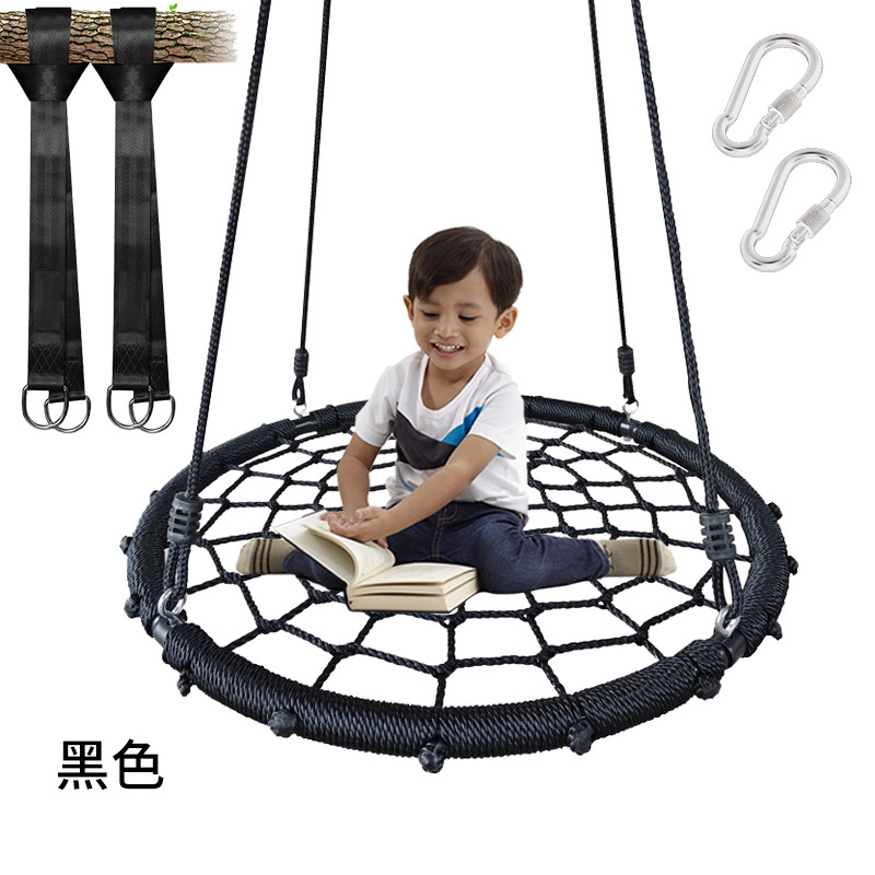Outdoor Furniture Aluminium - 80cm Woven Bird Nest Hammock Outdoor
