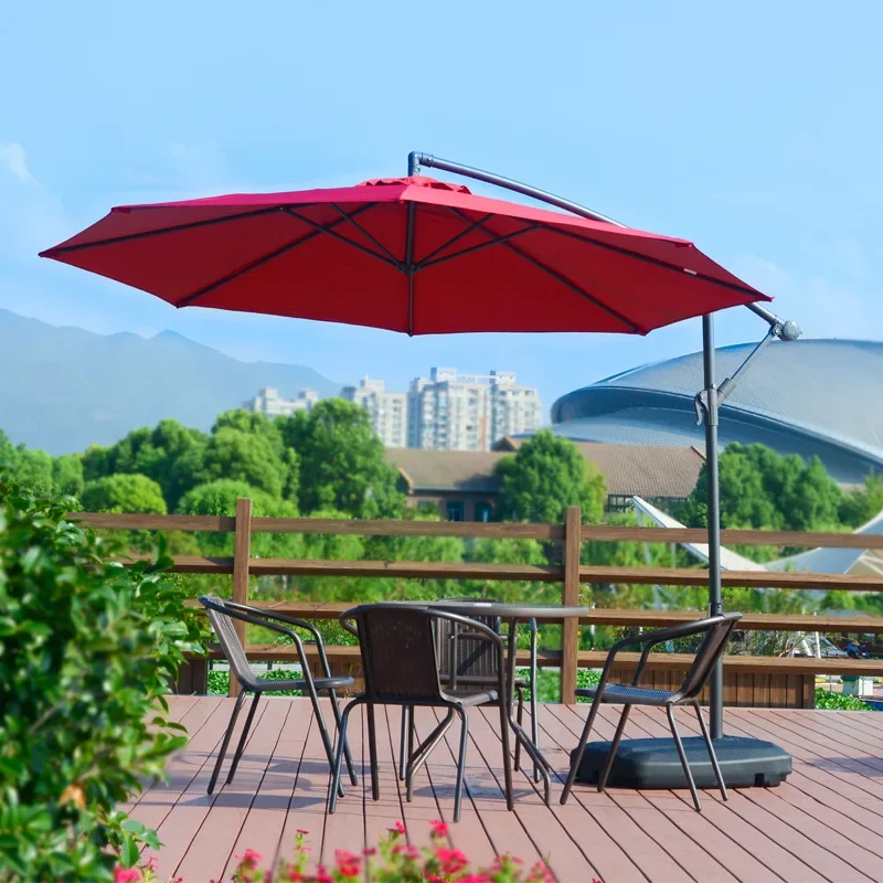 Outdoor Furniture In Sale - Modern Metal Outdoor Garden Umbrella Hot