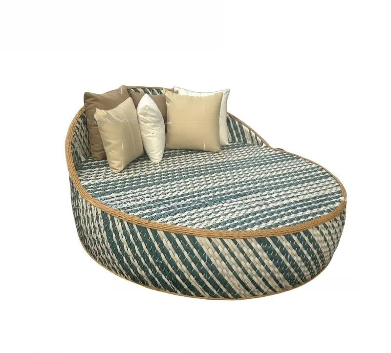 Outdoor Furniture Hotel - Custom outdoor sofa, rattan woven creative