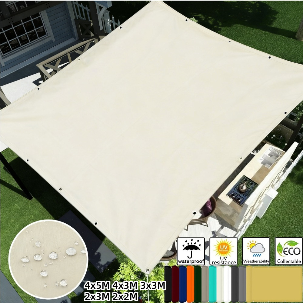 Sun Sail Shade - Waterproof Shade Sail with Grommets Tent