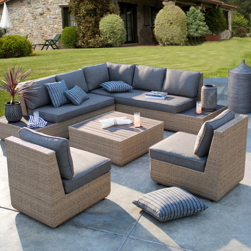Outdoor Furniture In Sale - Outdoor Sofa Courtyard Rattan Garden Hotel
