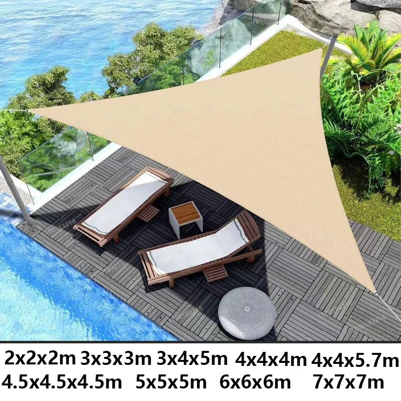 Sun Sail Shade - Multi-size Triangle Sun Shade Sail Waterproof
