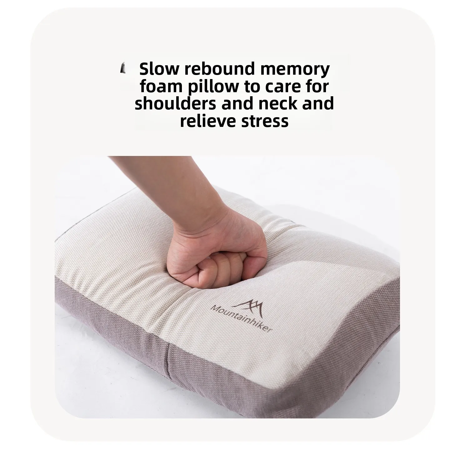 Outdoor Furniture Pillows - Mountainhiker Memory Foam Pillow Cotton Material