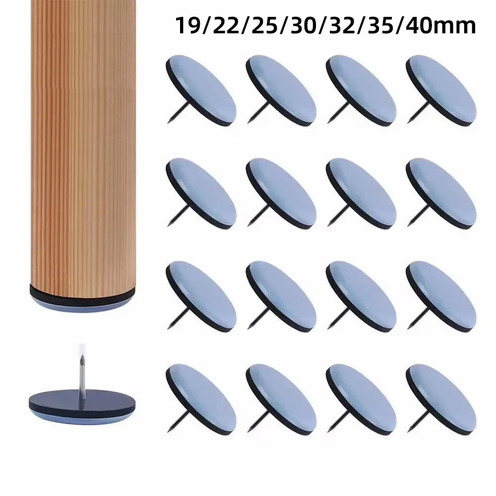 Outdoor Furniture Glider - 16/19/22/25/32/38mm Table Chair Foot Sliders Round