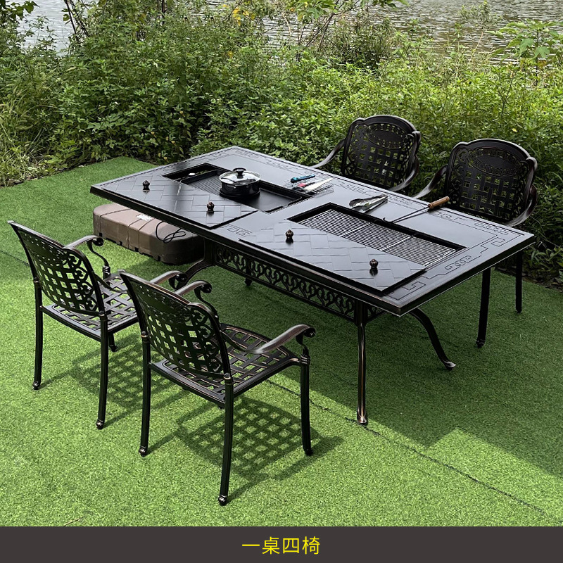 Outdoor Furniture Wooden - Terrace garden balcony outdoor courtyard leisure