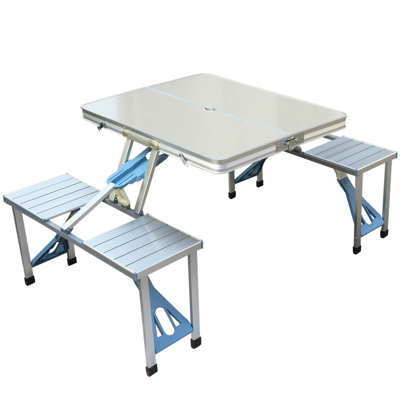 Outdoor Furniture One Piece - Aluminum alloy one-piece folding table and