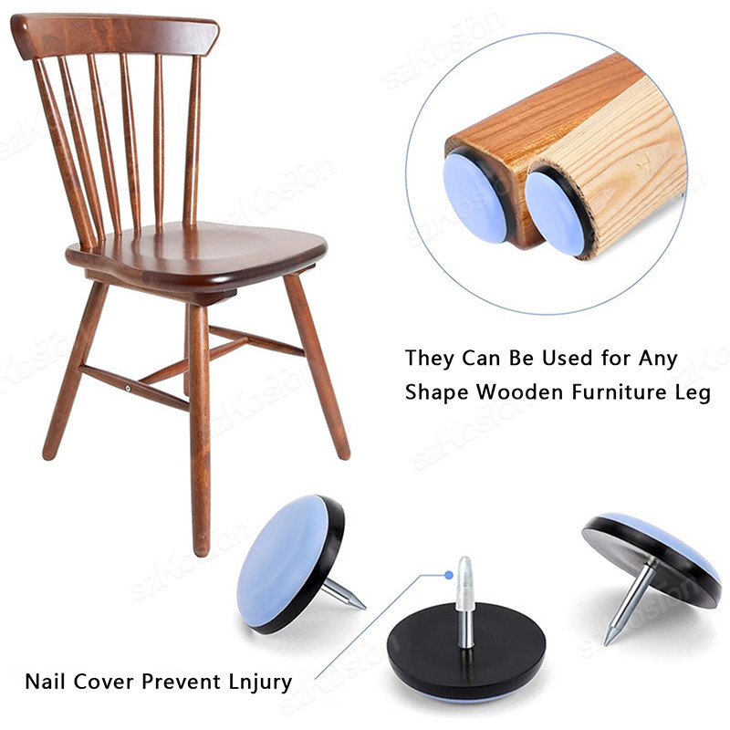 10pcs Nail on Furniture Glides - Outdoor Furniture Glider recension och pris