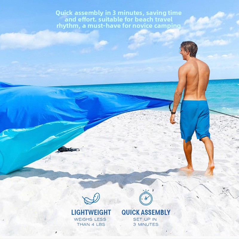 Portable Beach Canopy Tent Lig - Sun Sail Shade recension och pris