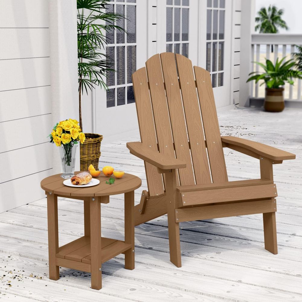 Outdoor 18 Inch Side Table wit - Outdoor Furniture Wooden recension och pris