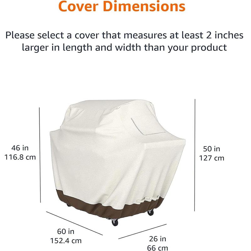 Outdoor Gas BBQ Hood 210D Larg - Outdoor Furniture Material recension och pris