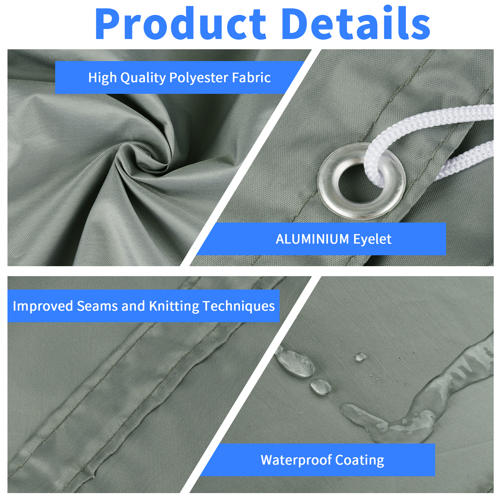 Waterproof Shade Sail with Gro - Sun Sail Shade recension och pris