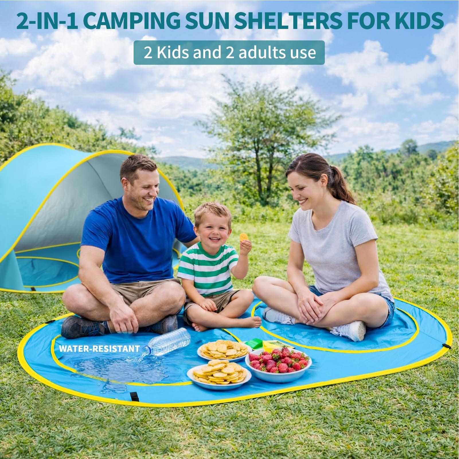 Kid Beach Tent With Pool UV Pr - Sun Sail Shade recension och pris
