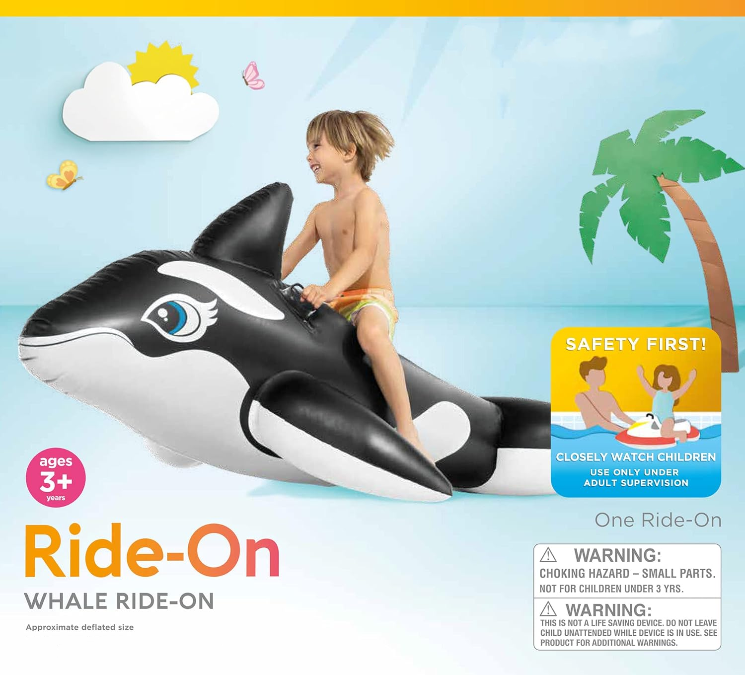 Giant Whale Inflatable Floatin - Outdoor Furniture Material recension och pris