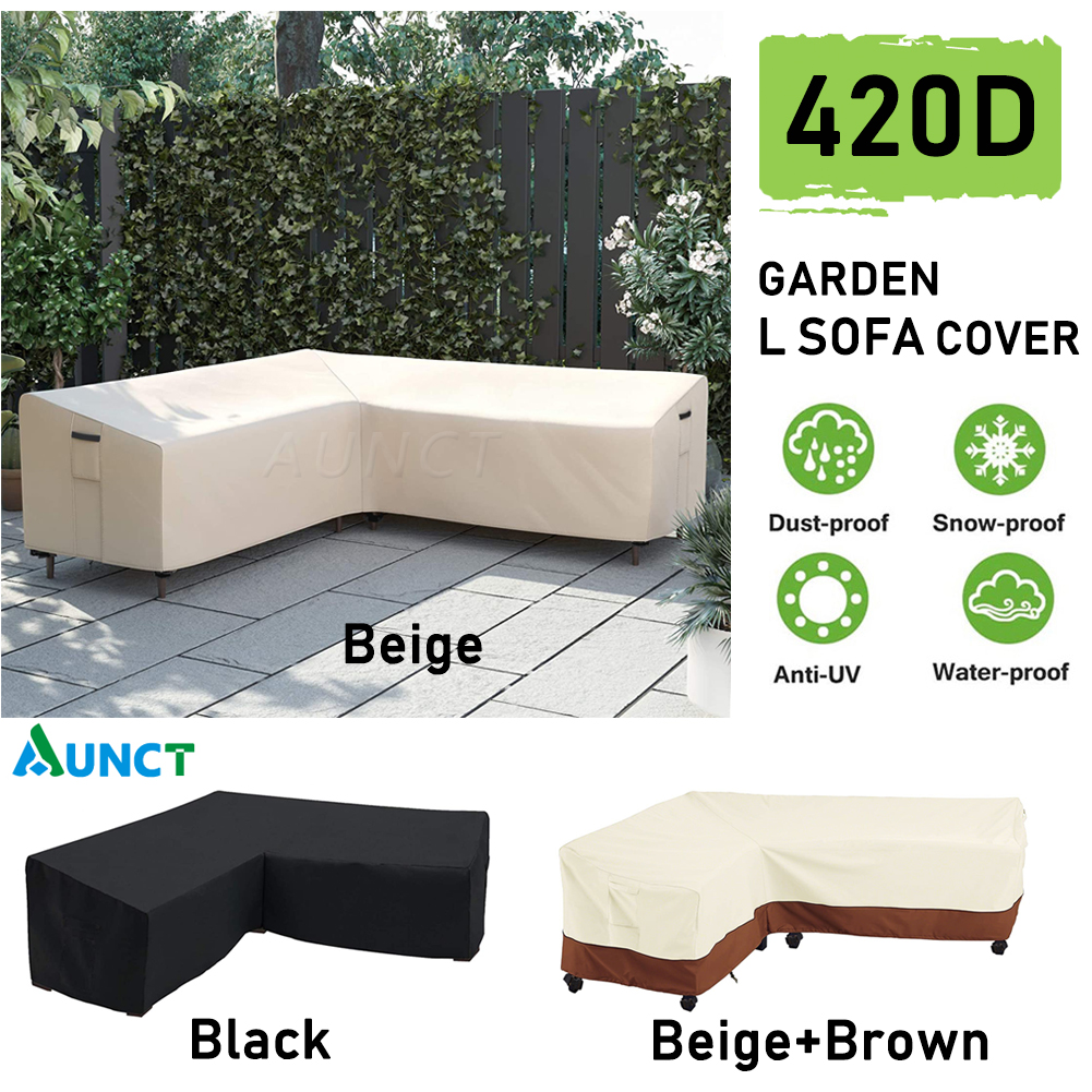 L Shape Corner Outdoor Sofa Co - Outdoor Furniture Cover Xl recension och pris