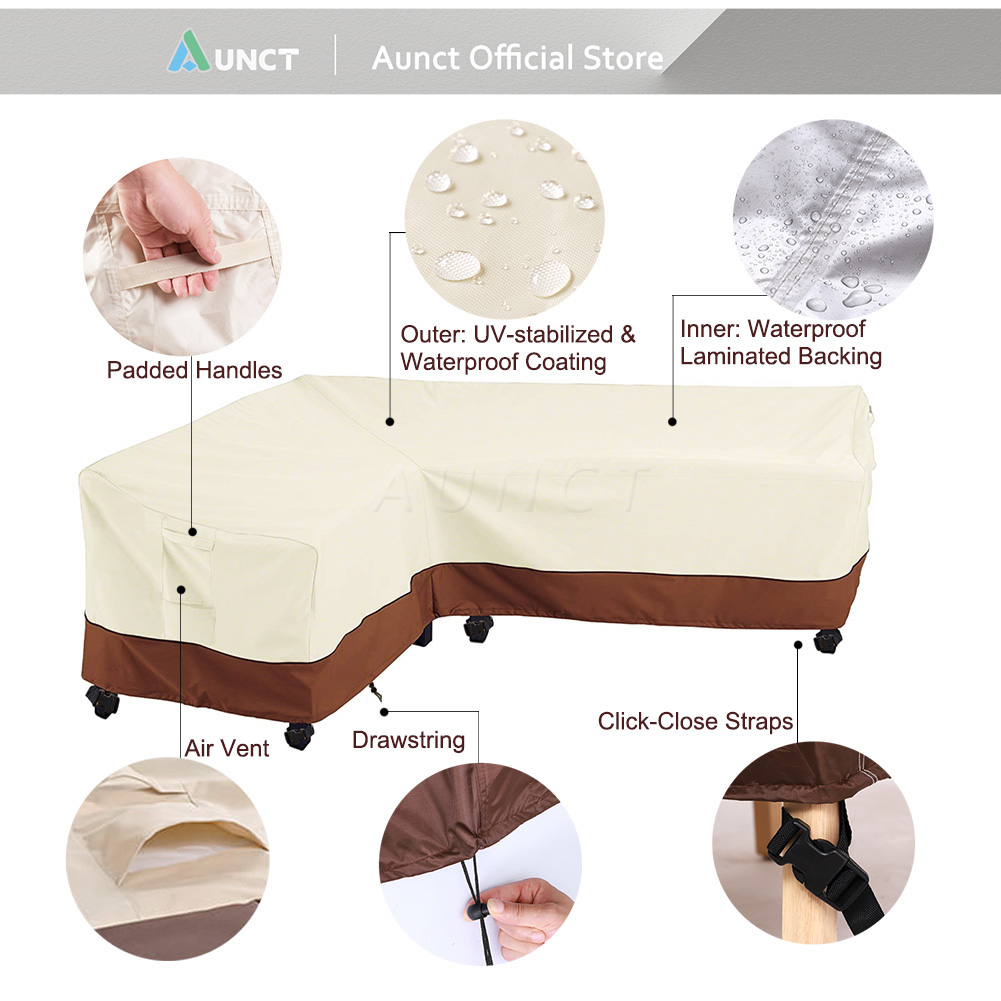 L Shape Corner Outdoor Sofa Co - Outdoor Furniture Cover Xl recension och pris