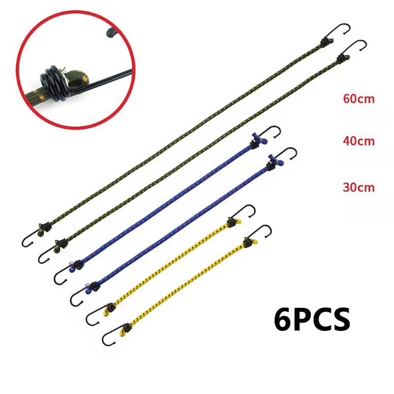 6Pcs Outdoor Camping Elastic R - Outdoor Furniture Rope recension och pris