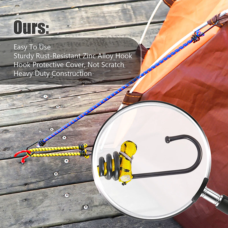 6Pcs Outdoor Camping Elastic R - Outdoor Furniture Rope recension och pris