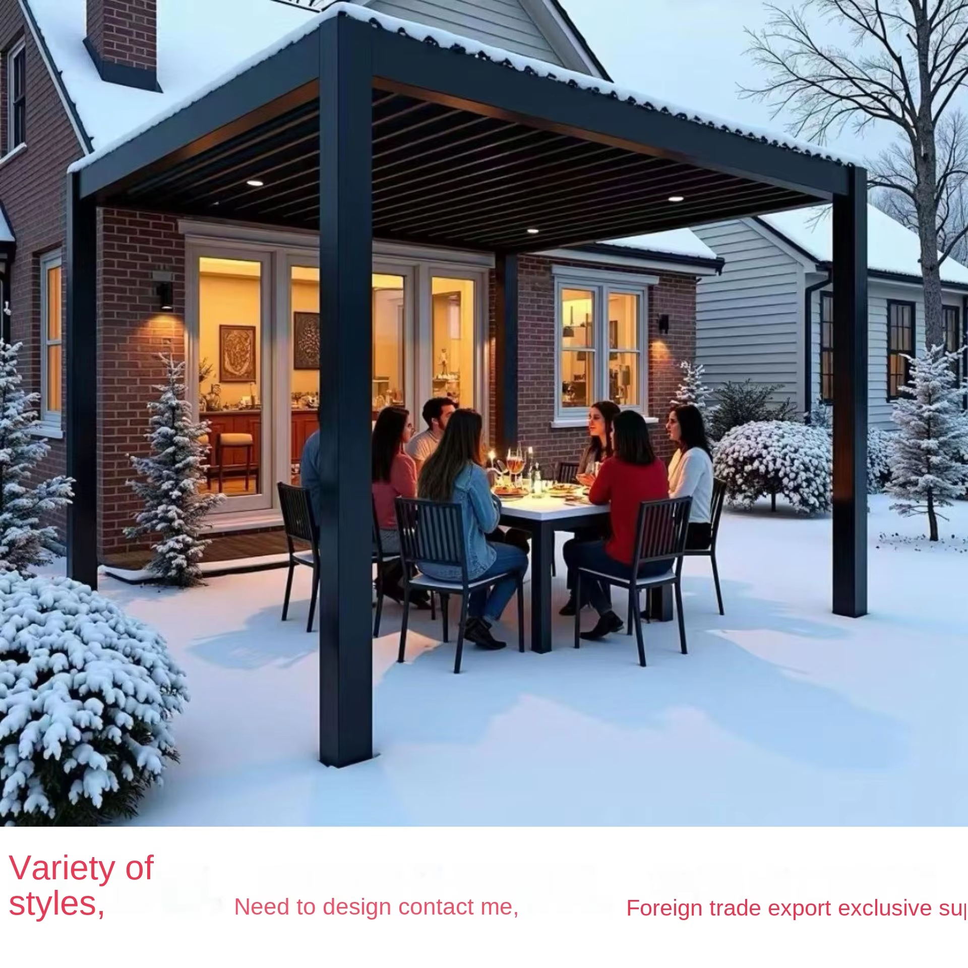 Customized Aluminum Pergola Fr - Outdoor Furniture Aluminium recension och pris