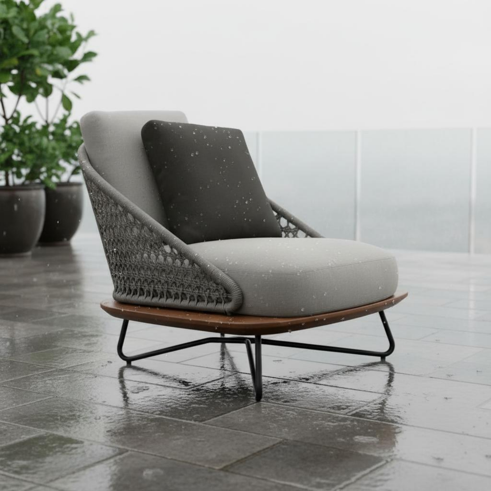 Outdoor Tea Table Set Waterpro - Outdoor Furniture Easy To Clean recension och pris