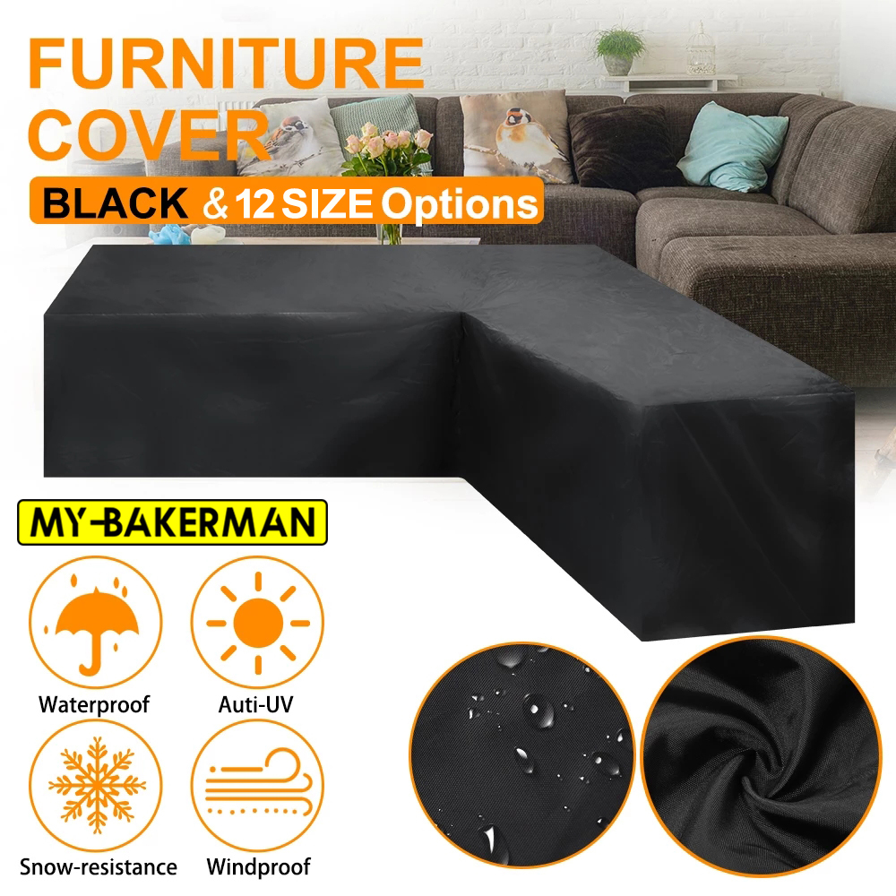 12 Size Waterproof L Shape Rat - Outdoor Furniture Cover Xl recension och pris