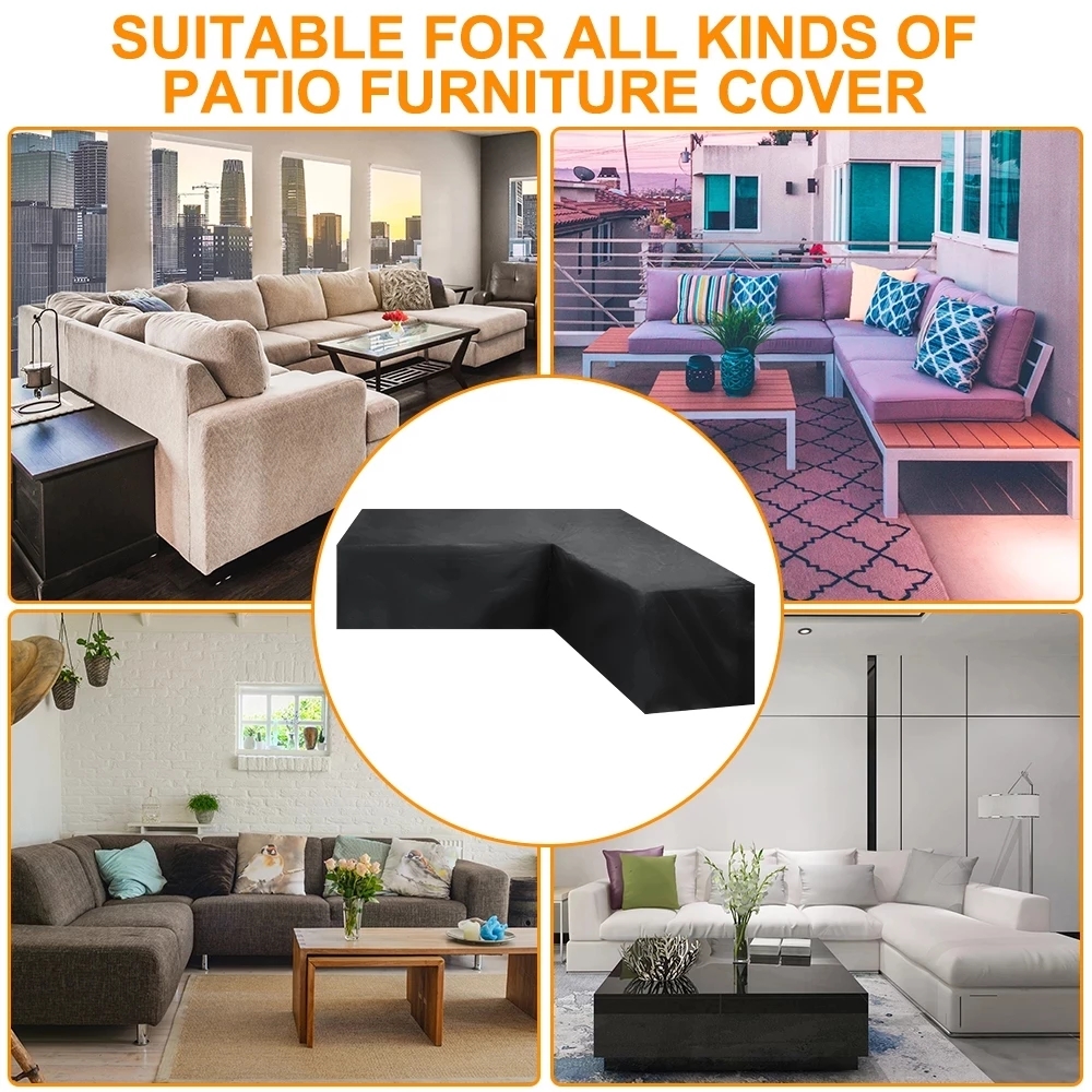 12 Size Waterproof L Shape Rat - Outdoor Furniture Cover Xl recension och pris