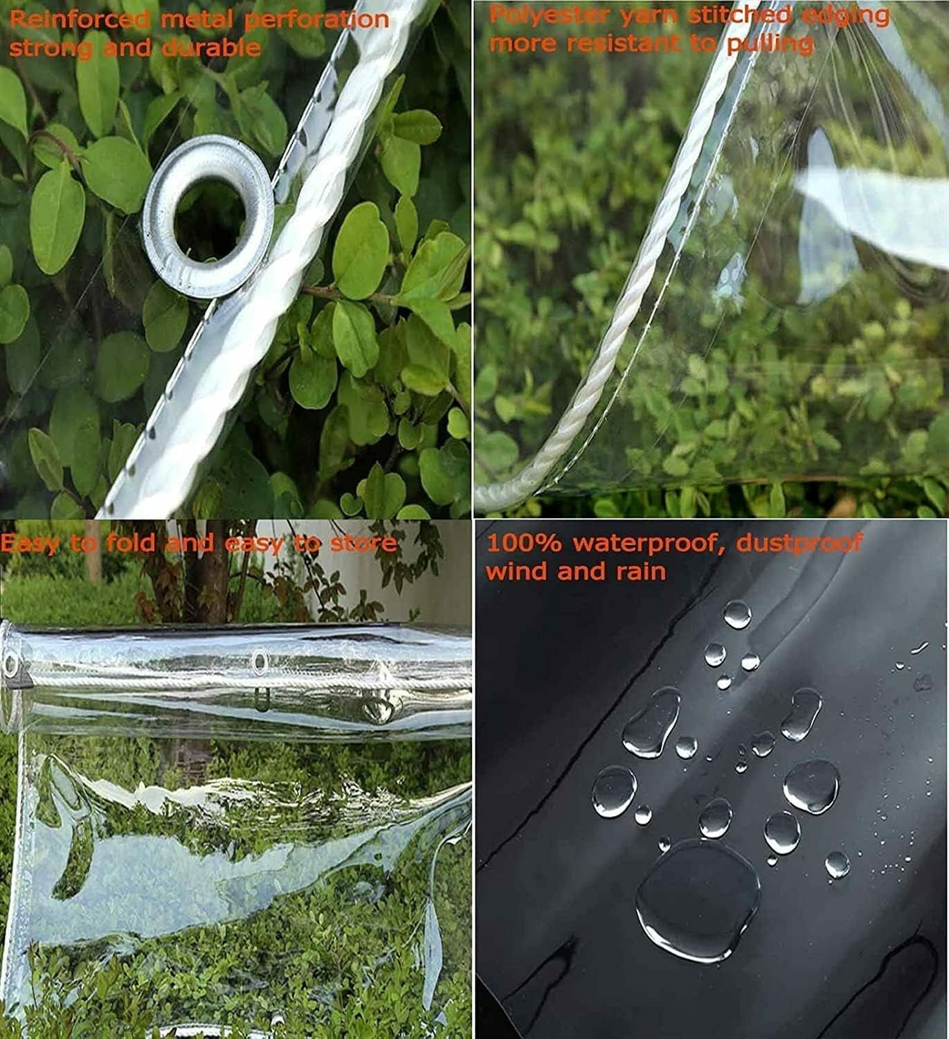 Tarpaulin Transparent Waterpro - Outdoor Furniture Material recension och pris