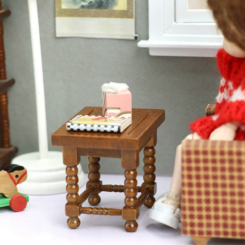 1:12 Dollhouse Miniature Round - Outdoor Furniture Wooden recension och pris