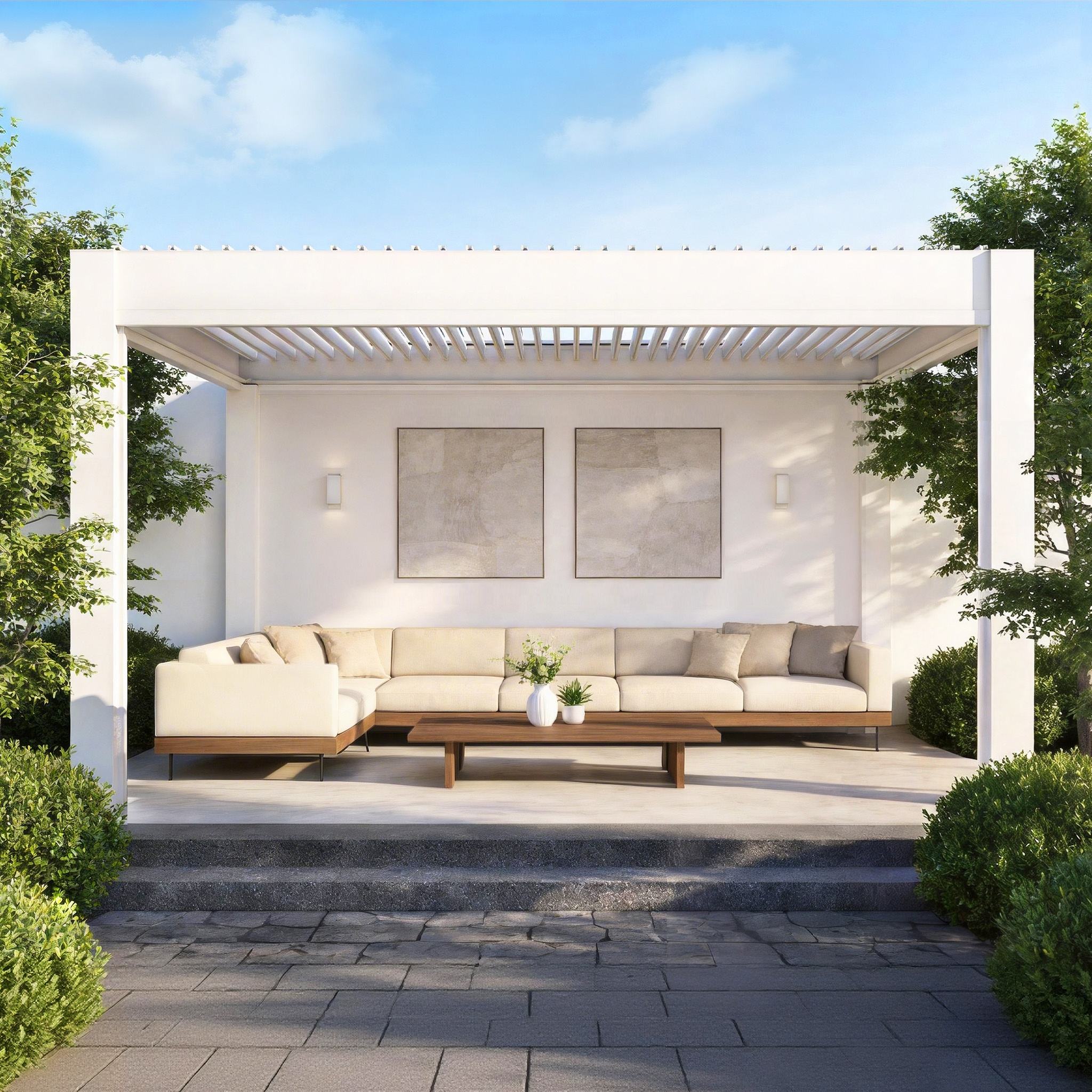 Villa Fashion Outdoor Sun Prot - Outdoor Furniture Metal recension och pris