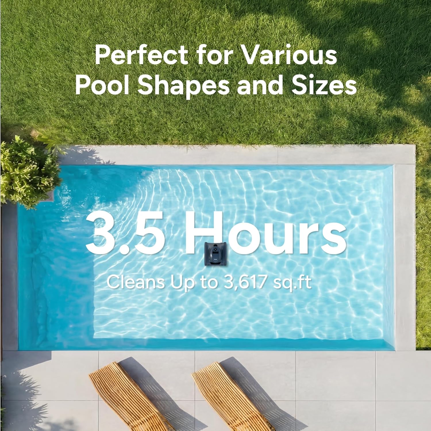 Robotic Pool Cleaner KN Series - Outdoor Furniture Metal recension och pris