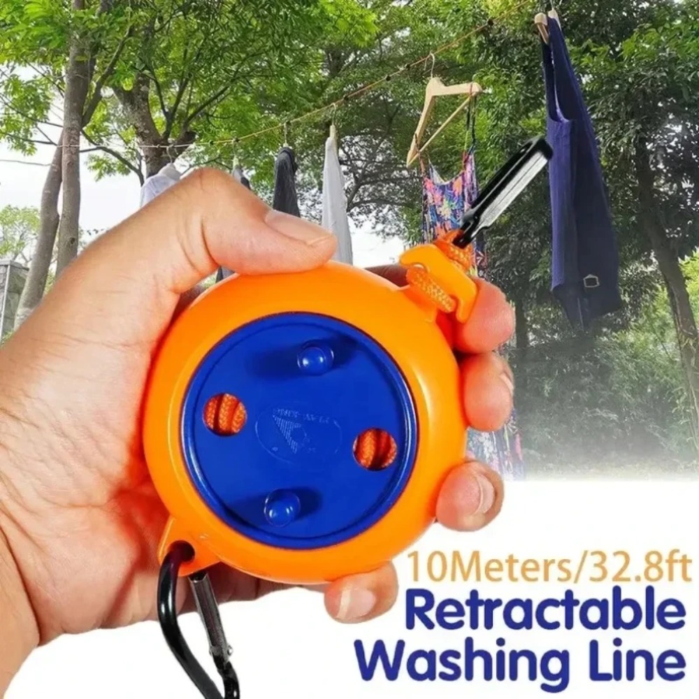 10M Retractable Travel Clothes - Outdoor Furniture Rope recension och pris