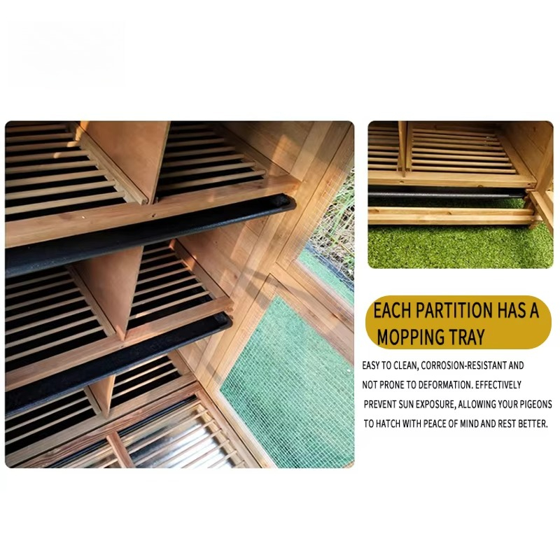 Large Wooden Bird Aviary Cage  - Outdoor Furniture Easy To Clean recension och pris