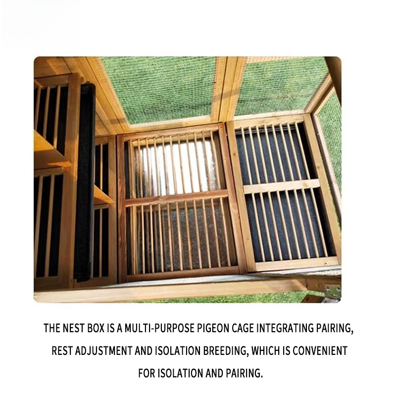 Large Wooden Bird Aviary Cage  - Outdoor Furniture Easy To Clean recension och pris