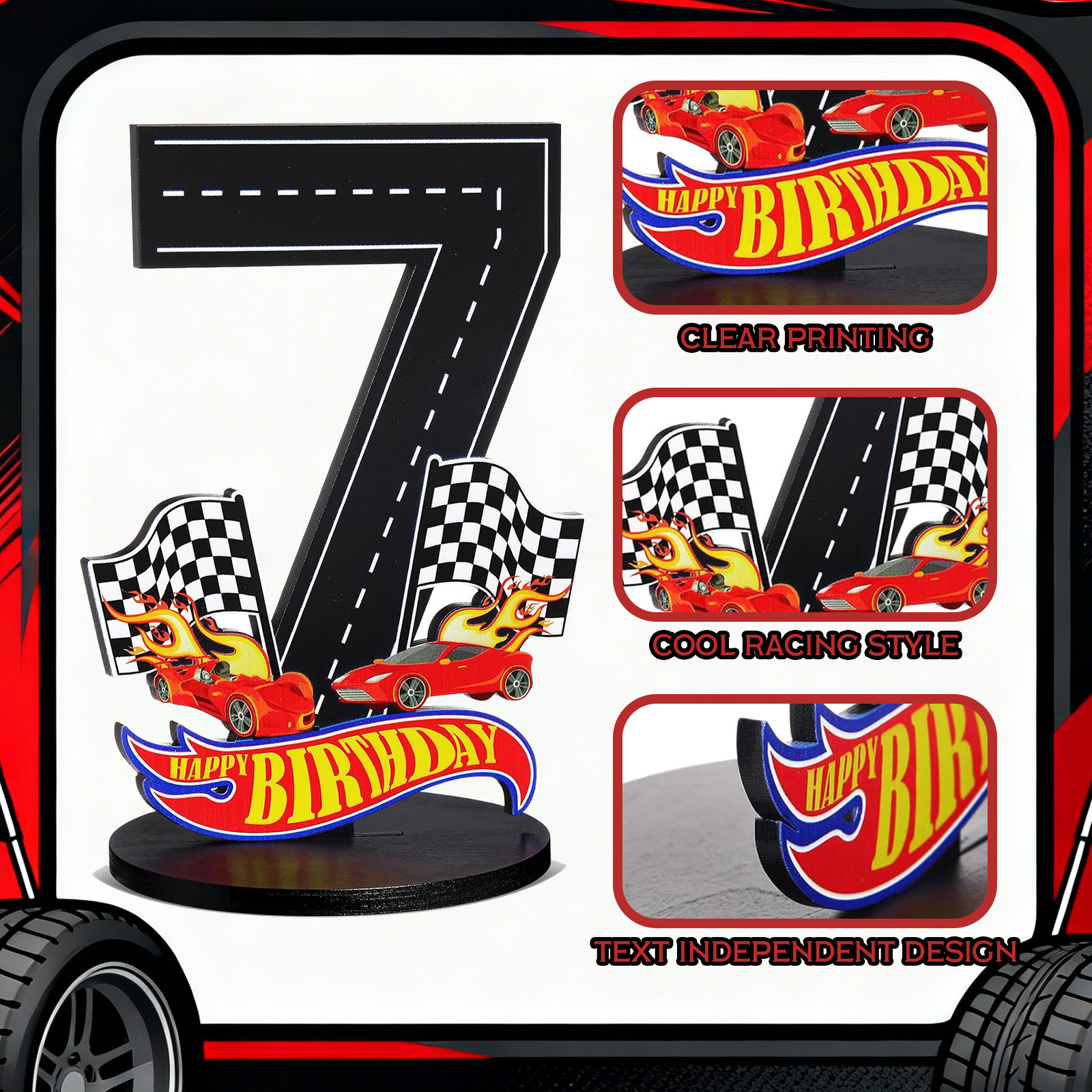 Race Car 1-9th Birthday Number - Outdoor Furniture Wooden recension och pris