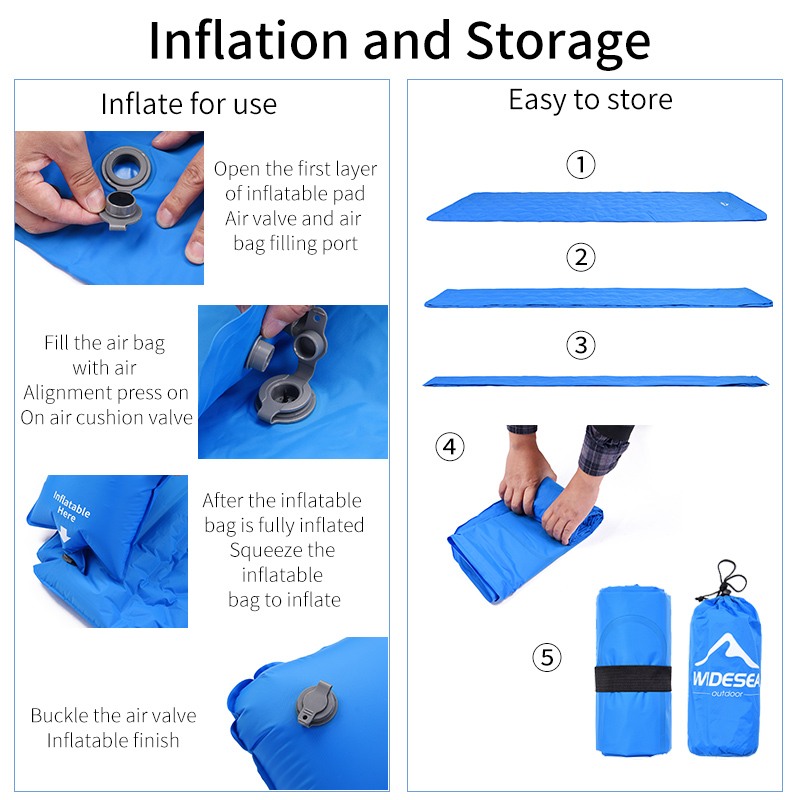 Widesea Camping Sleeping Pad I - Outdoor Furniture Pillows recension och pris
