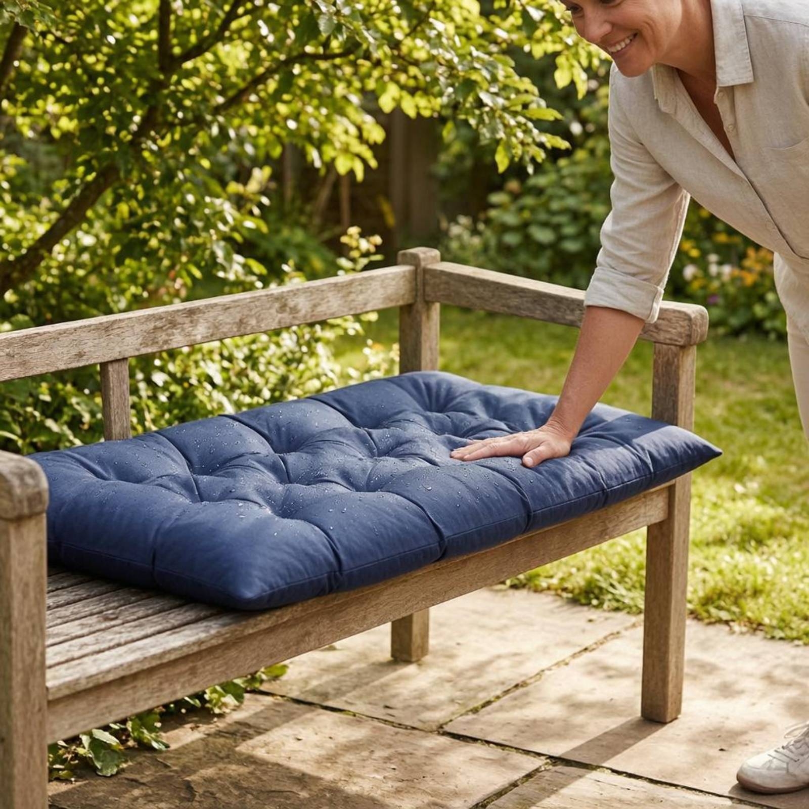 Waterproof Bench Cushion Sunpr - Outdoor Furniture Easy To Clean recension och pris