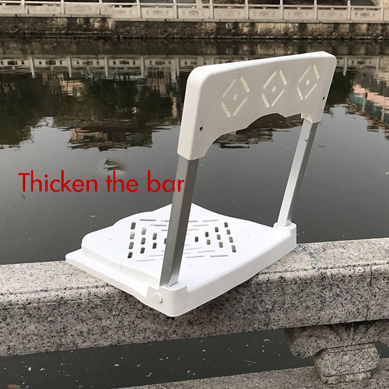 Foldable Fishing Box with Back - Outdoor Furniture Metal recension och pris