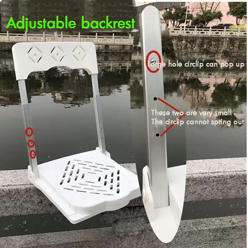 Foldable Fishing Box with Back - Outdoor Furniture Metal recension och pris