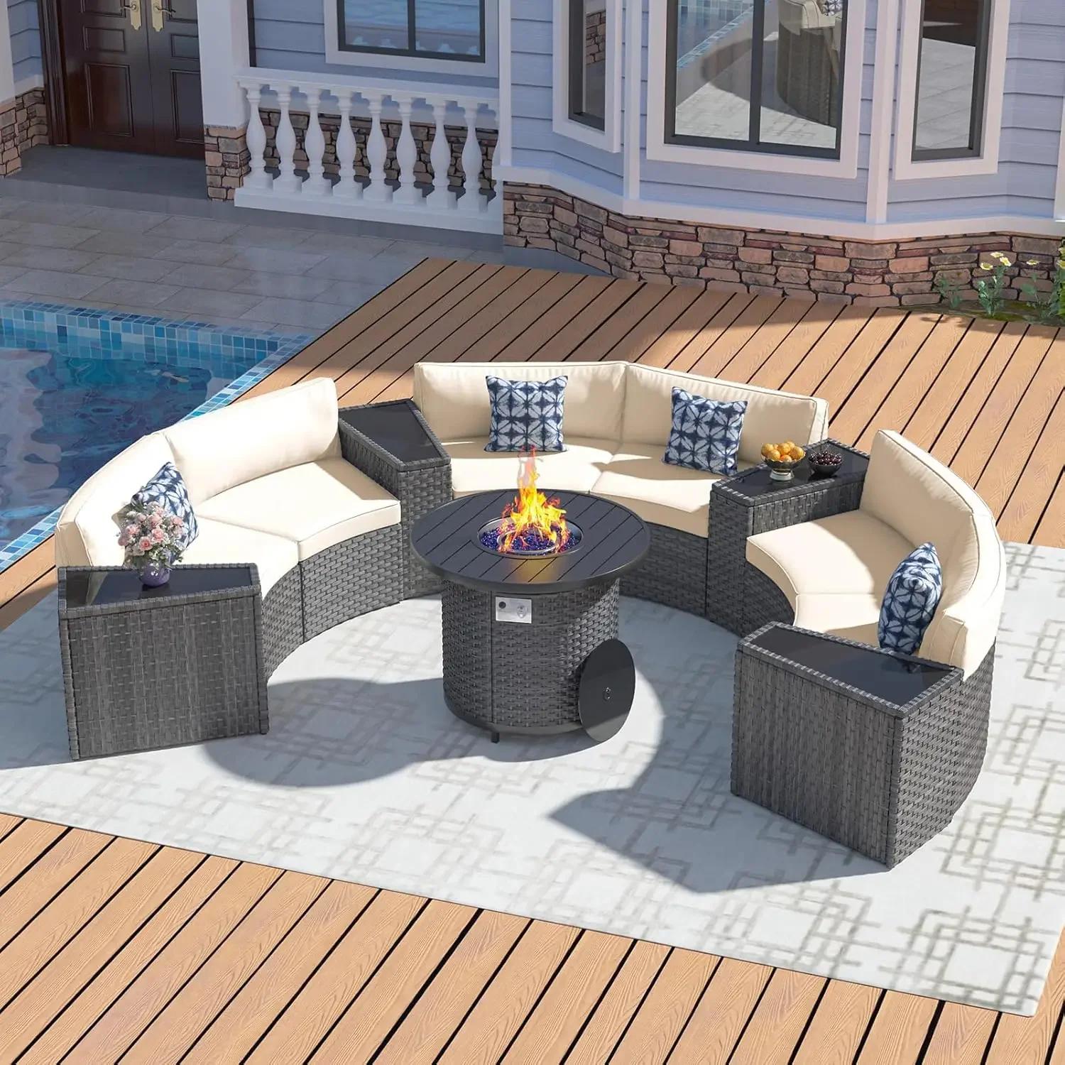 l Patio Furniture Set with 32